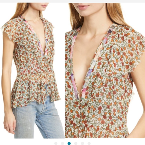 NWT Le Superbe Flirt 100% Silk Blouse - Picture 7 of 7